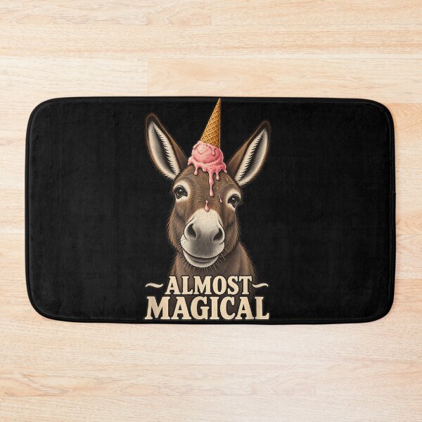 Item preview, Almost Magical Funny Donkey Unicorn Ice Cream Horn  designed and sold by NguboNorento.