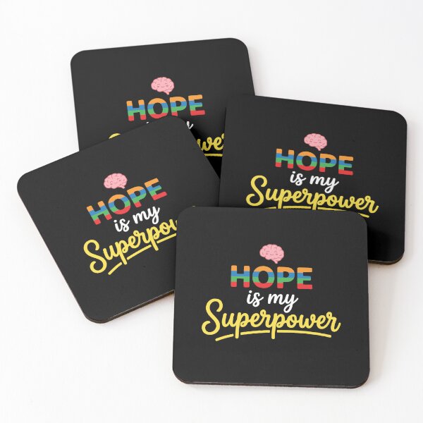 Item preview, Hope Is My Superpower Mental Health Brain Health Awareness designed and sold by PopStars1993.