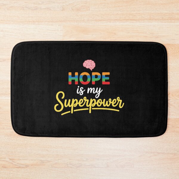 Item preview, Hope Is My Superpower Mental Health Brain Health Awareness designed and sold by PopStars1993.