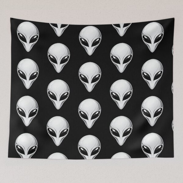 Item preview, Máscara alienígena de Outer Life, Tierra, Marte, estilo novedoso, cabeza alienígena gris clásica – Misteriosa ciencia ficción extraterrestre designed and sold by Genius Geek.