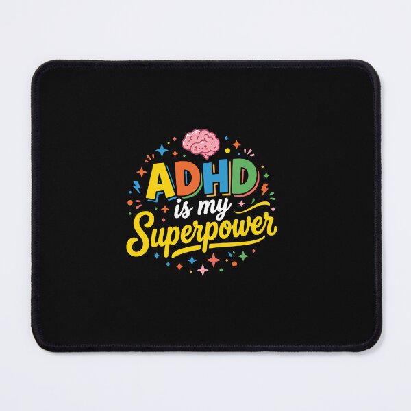 Item preview, ADHD Is My Superpower Neurodiversity Awareness Brain Empowerment designed and sold by PopStars1993.