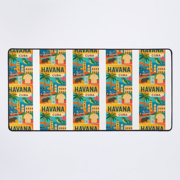 Item preview, Havana Culture Collage Travel Poster - Royal Palm Chrome designed and sold by eiden-roney.