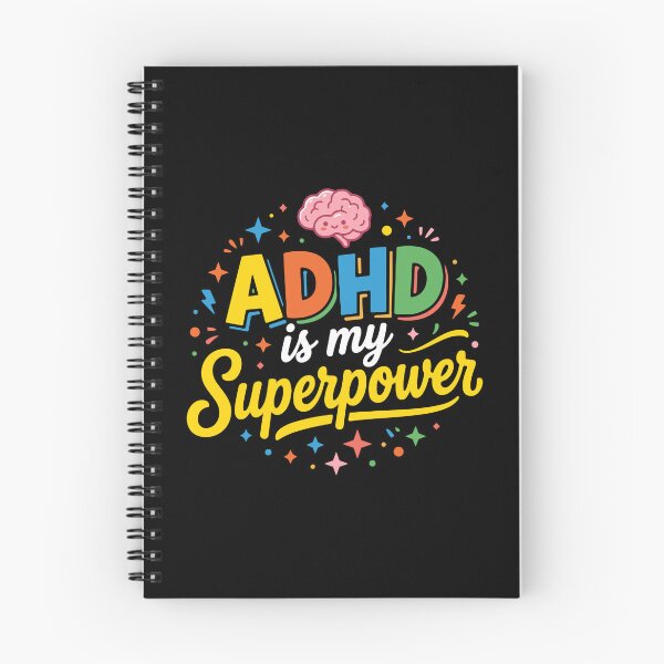 Item preview, ADHD Is My Superpower Neurodiversity Awareness Brain Empowerment designed and sold by PopStars1993.