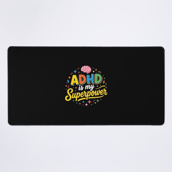 Item preview, ADHD Is My Superpower Neurodiversity Awareness Brain Empowerment designed and sold by PopStars1993.