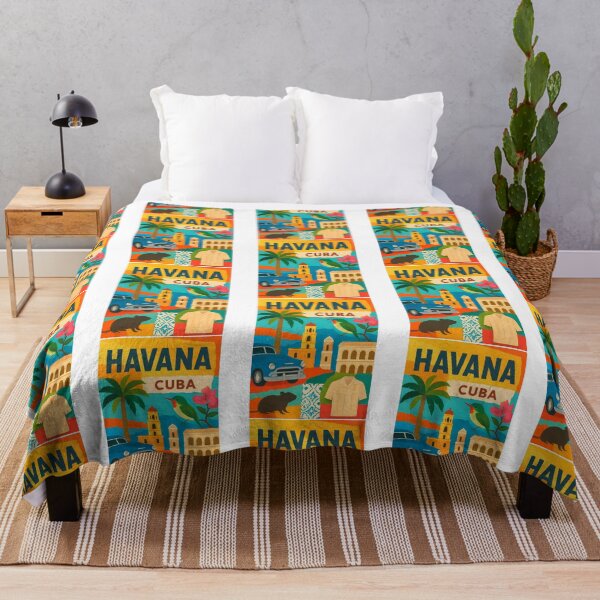 Item preview, Havana Culture Collage Travel Poster - Royal Palm Chrome designed and sold by eiden-roney.