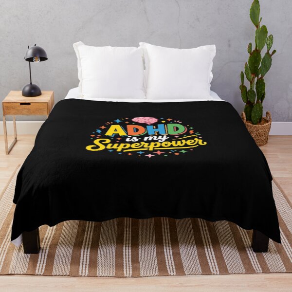 Item preview, ADHD Is My Superpower Neurodiversity Awareness Brain Empowerment designed and sold by PopStars1993.