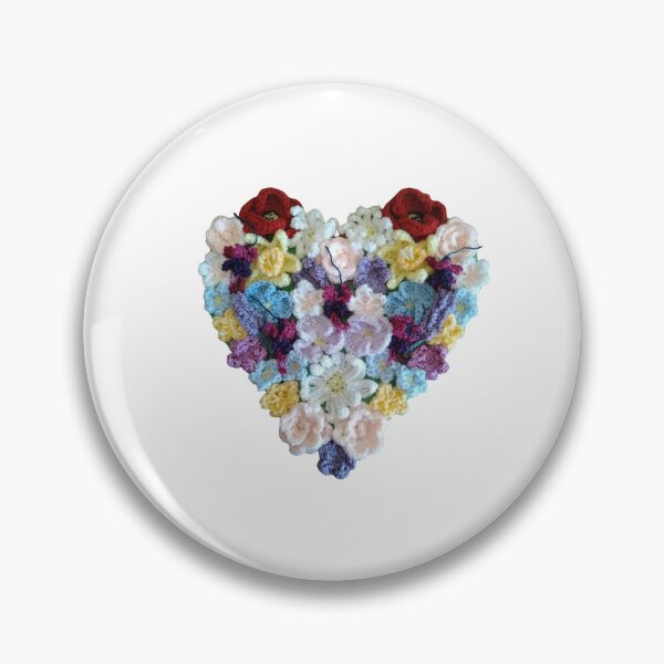 Item preview, Crochet Floral Heart – Handmade Flowers of Love & Remembrance designed and sold by newsuept25.art.