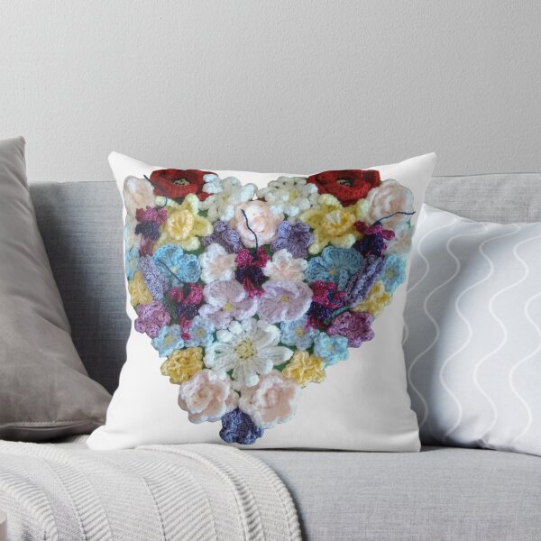 Item preview, Crochet Floral Heart – Handmade Flowers of Love & Remembrance designed and sold by newsuept25.art.