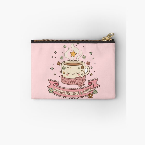 Item preview, Overthinking and Chill Cute Kawaii Coffee Mug Art designed and sold by Fine-Arts-Lab.