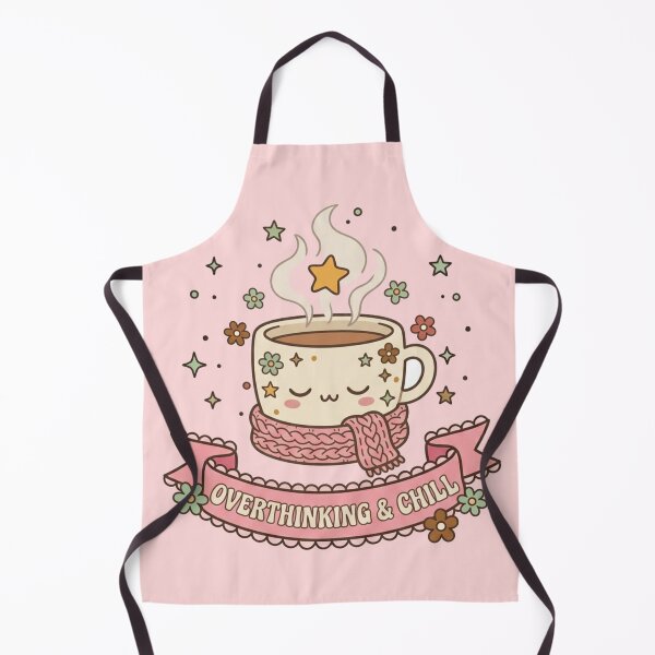 Item preview, Overthinking and Chill Cute Kawaii Coffee Mug Art designed and sold by Fine-Arts-Lab.