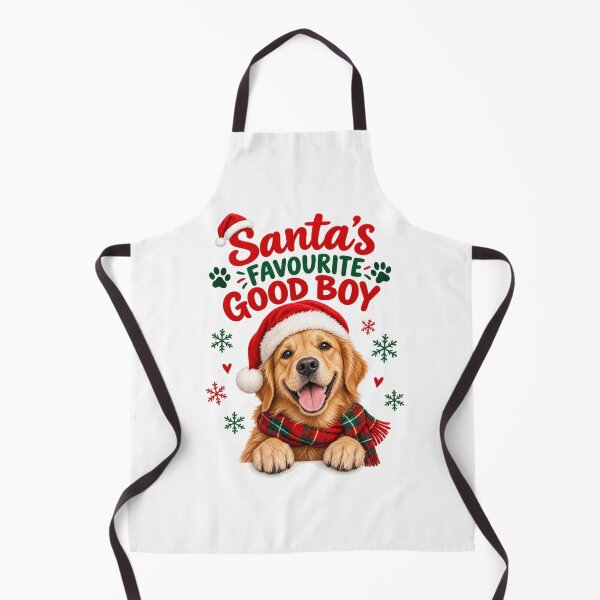 Item preview, Santa's Favourite Good Boy Christmas Dog designed and sold by sweary12.