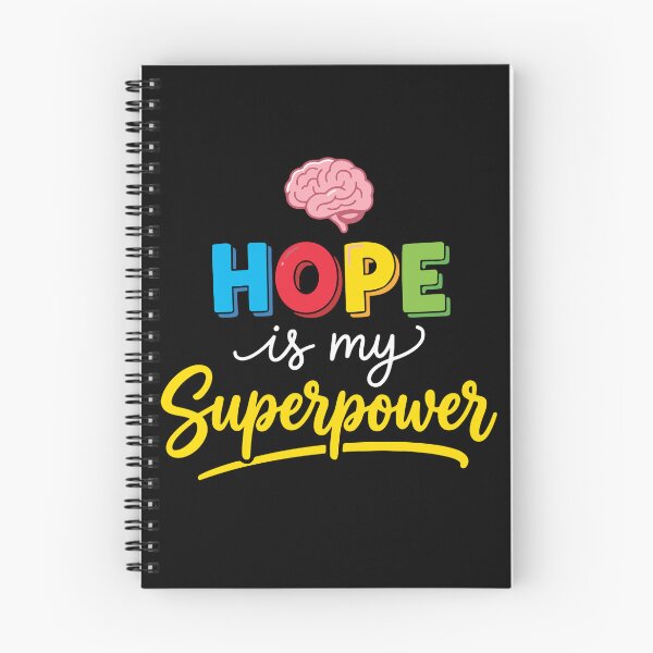 Item preview, Hope Is My Superpower Mental Health Brain Health Awareness Support designed and sold by PopStars1993.