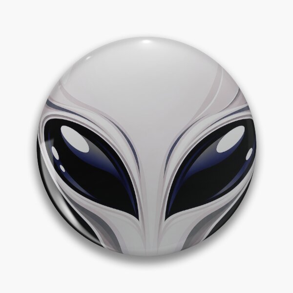 Item preview, Classic Grey Alien Head – Mysterious Extraterrestrial Sci Fi designed and sold by Genius Geek.