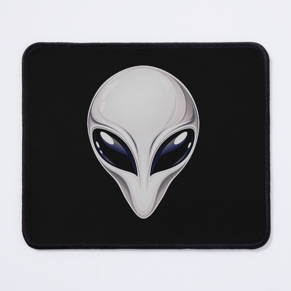 Item preview, Classic Grey Alien Head – Mysterious Extraterrestrial Sci Fi designed and sold by Genius Geek.