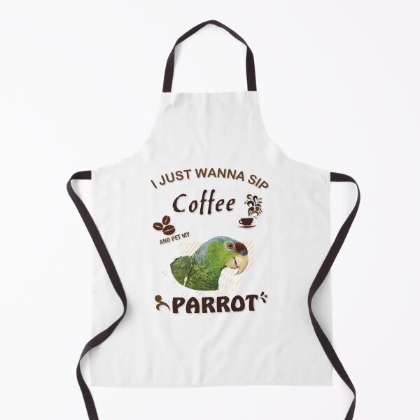 Item preview, I Just Wanna Sip Coffee And Pet My Parrot designed and sold by eiden-roney.
