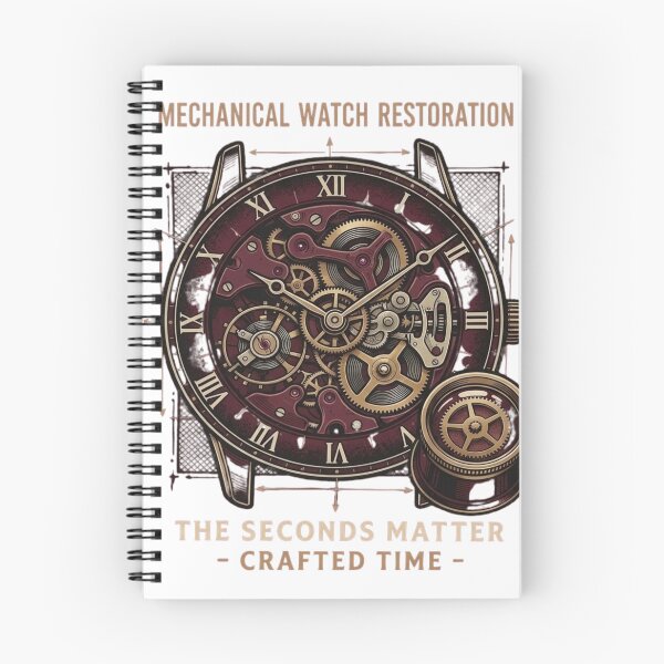 Item preview, Mechanical Watch Restoration: The Seconds Matter Horology Blueprint Art designed and sold by ODELUNITY.