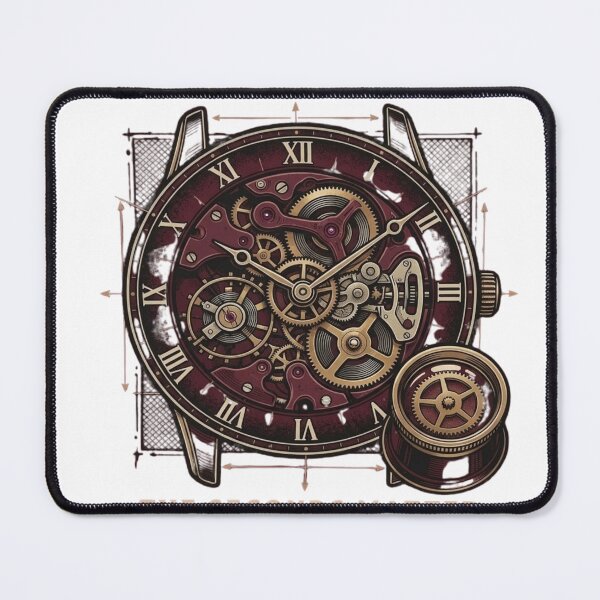 Item preview, Mechanical Watch Restoration: The Seconds Matter Horology Blueprint Art designed and sold by ODELUNITY.