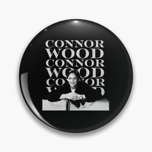 Item preview, Connor Wood Vintage Black and White Smiling Portrait designed and sold by Fryeal Berik.
