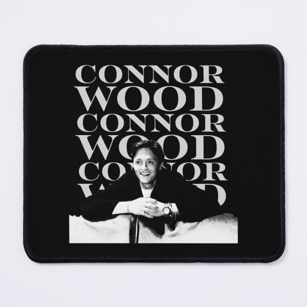 Item preview, Connor Wood Vintage Black and White Smiling Portrait designed and sold by Fryeal Berik.