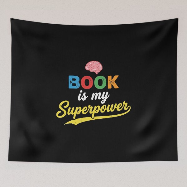 Item preview, Book Is My Superpower Reading Bookworm Reader Librarian Knowledge designed and sold by PopStars1993.