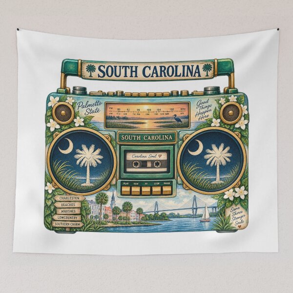 Item preview, South Carolina Gen X Boom Box designed and sold by Whimspired By Paxx.