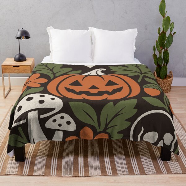 Item preview, Botanical Halloween Pumpkin Skull designed and sold by MavtM.