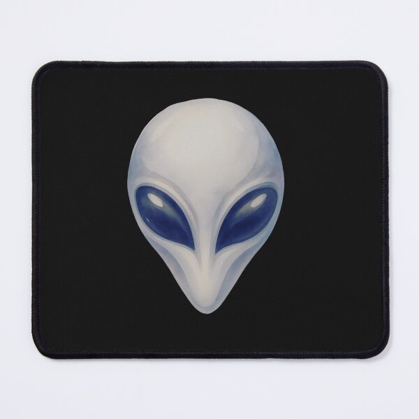 Item preview, Painted Classic Grey Alien Head – Mysterious Extraterrestrial Sci Fi designed and sold by Genius Geek.