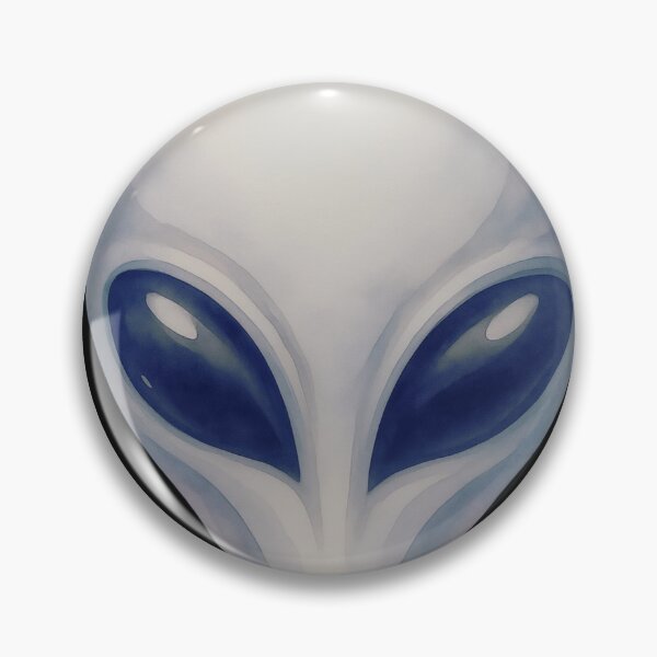 Item preview, Painted Classic Grey Alien Head – Mysterious Extraterrestrial Sci Fi designed and sold by Genius Geek.