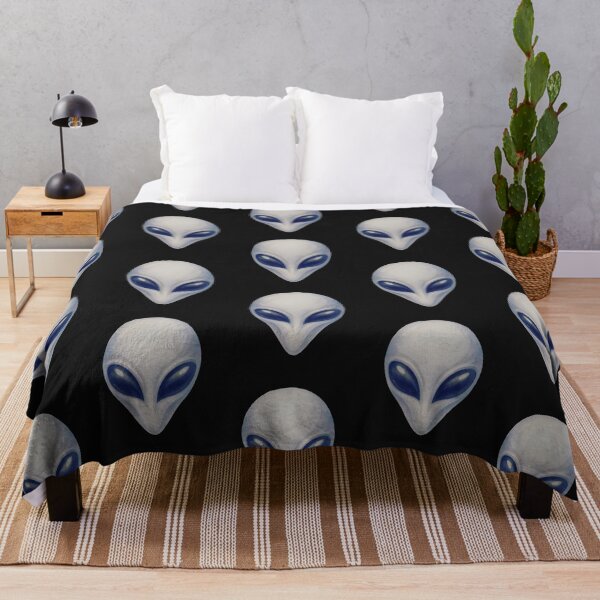 Item preview, Painted Classic Grey Alien Head – Mysterious Extraterrestrial Sci Fi designed and sold by Genius Geek.