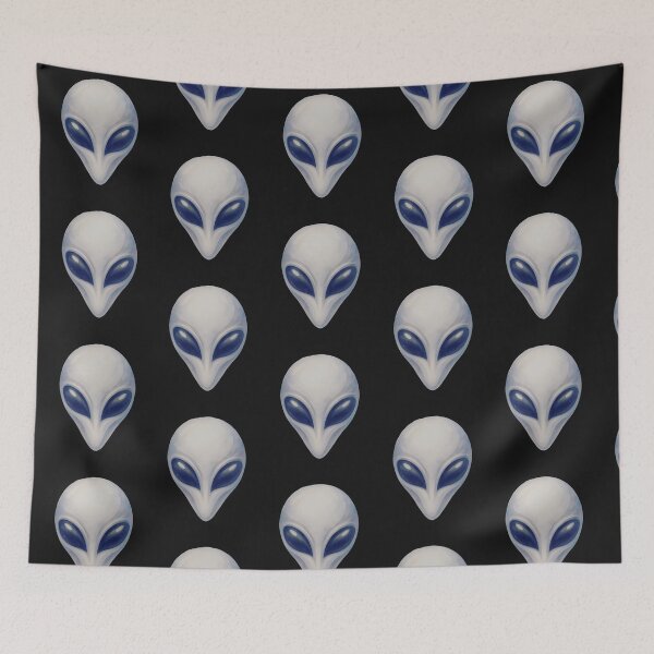 Item preview, Painted Classic Grey Alien Head – Mysterious Extraterrestrial Sci Fi designed and sold by Genius Geek.