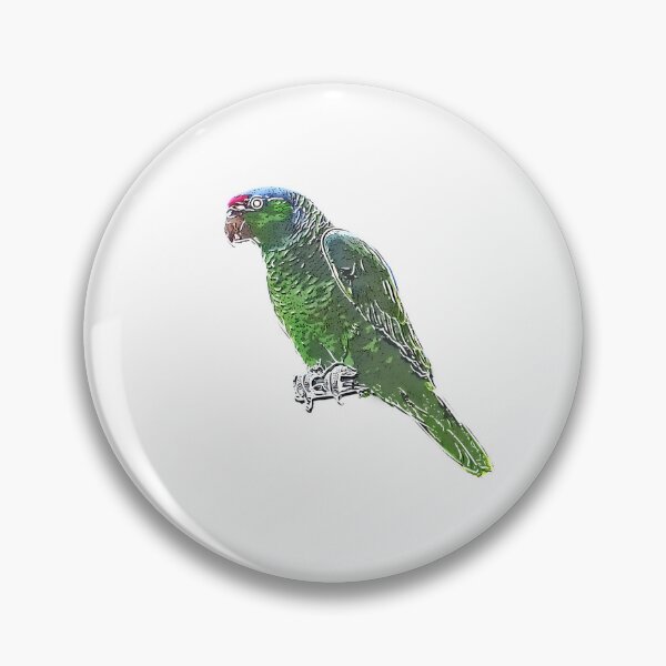 Item preview, Lilac-Crowned Finsch'S Amazon White Alternate Design designed and sold by eiden-roney.