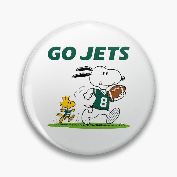 Item preview, Snoopy & Woodstock New York Jets Football Retro F470 designed and sold by GLUVY-THEME.