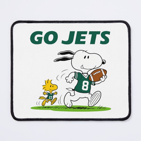 Item preview, Snoopy & Woodstock New York Jets Football Retro F470 designed and sold by GLUVY-THEME.