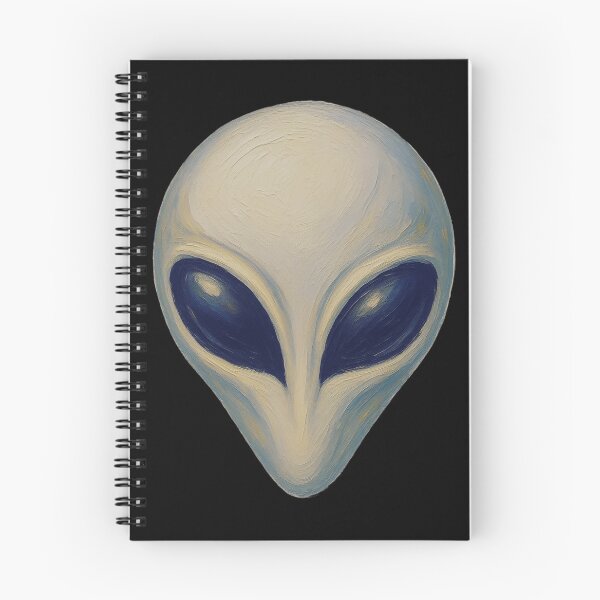 Item preview, Painted Grey Alien Head – Mysterious Extraterrestrial Sci Fi designed and sold by Genius Geek.