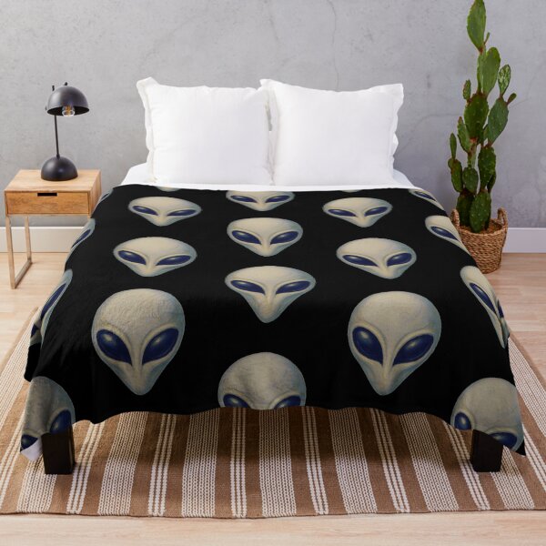 Item preview, Painted Grey Alien Head – Mysterious Extraterrestrial Sci Fi designed and sold by Genius Geek.