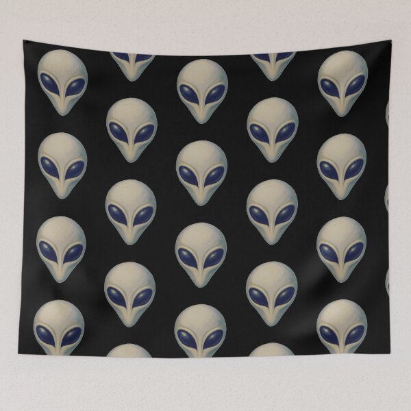 Item preview, Painted Grey Alien Head – Mysterious Extraterrestrial Sci Fi designed and sold by Genius Geek.