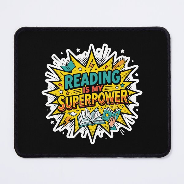 Item preview, Reading Is My Superpower Book Lover Bookworm Librarian Teacher designed and sold by SofiBlair.