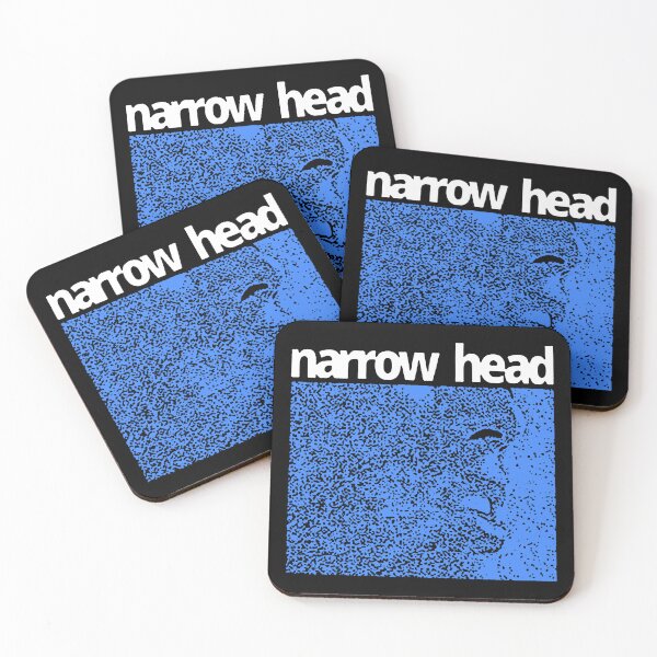 Item preview, White Typography Alternative Metal With Blue Threshold designed and sold by nerdyygraphic.