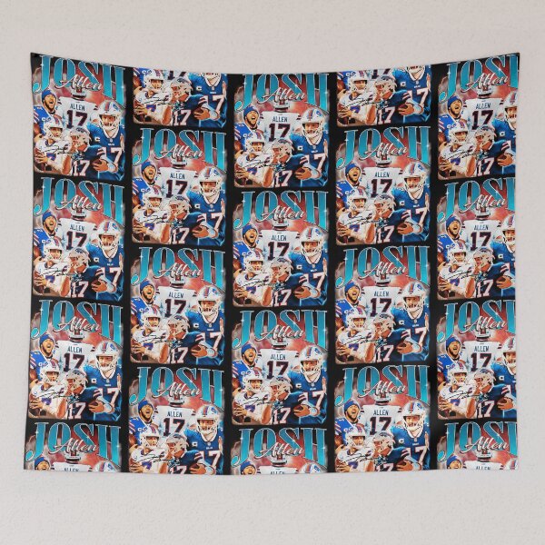 Item preview, Josh Allen 17 Vintage Vintage Retro Bootleg 90S Style designed and sold by ryken-hens.
