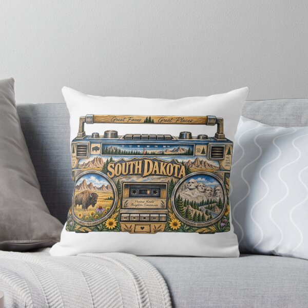 Item preview, South Dakota Gen X Boom Box designed and sold by Whimspired By Paxx.
