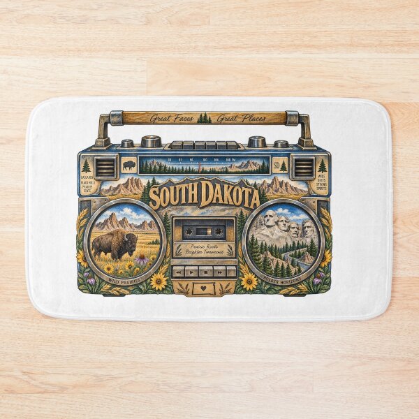 Item preview, South Dakota Gen X Boom Box designed and sold by Whimspired By Paxx.