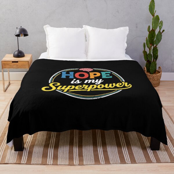 Item preview, Hope Is My Superpower Mental Health Awareness Brain Strength designed and sold by PopStars1993.