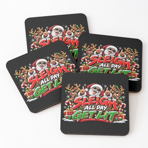 Item preview, Sleigh All Day Get Lit | Rude But Funny | Christmas Design designed and sold by aventi24.