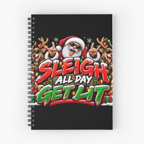 Item preview, Sleigh All Day Get Lit | Rude But Funny | Christmas Design designed and sold by aventi24.
