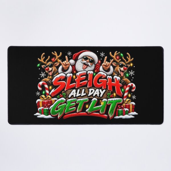 Item preview, Sleigh All Day Get Lit | Rude But Funny | Christmas Design designed and sold by aventi24.