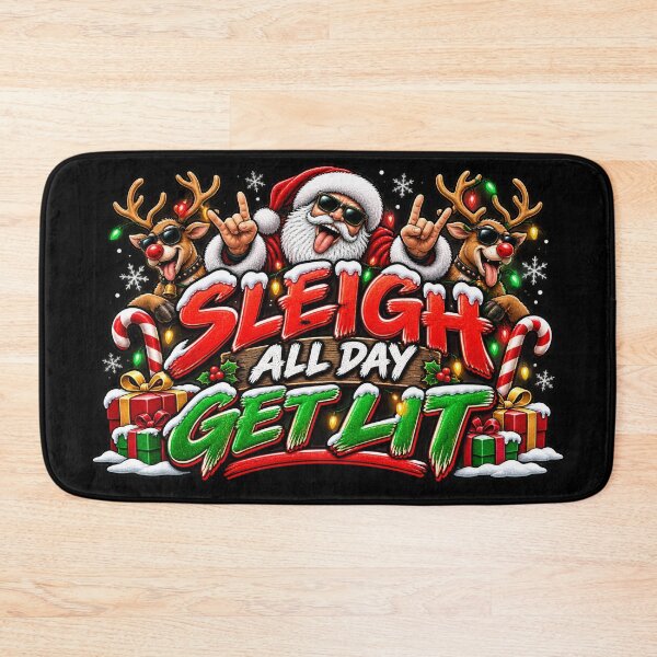 Item preview, Sleigh All Day Get Lit | Rude But Funny | Christmas Design designed and sold by aventi24.