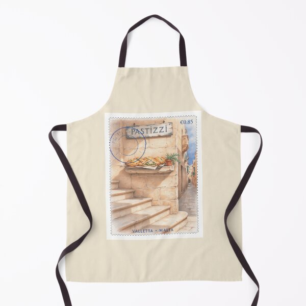 Item preview, Valletta Pastizzi Street Corner — Maltese Pastry Art designed and sold by stickercuffs.