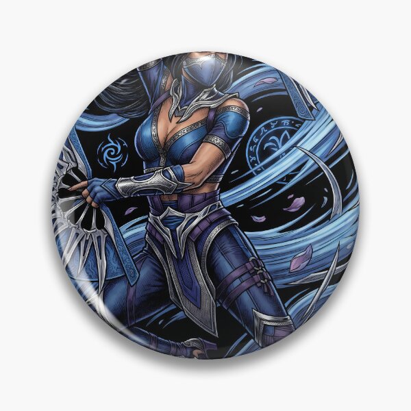 Item preview, Camiseta gráfica de Kitana, luchadora de Mortal Kombat designed and sold by Senpaiwaves.