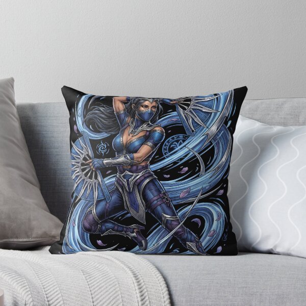 Artikelvorschau, Kitana Mortal Kombat Kämpfer Grafik-T-Shirt entworfen und verkauft von Senpaiwaves.