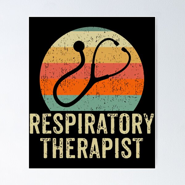 Item preview, Respiratory Therapist - Retro Sunset Stethoscope designed and sold by izaiah-correa.